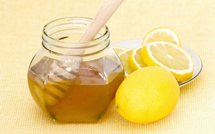 miel et citron pour un masque régénérant